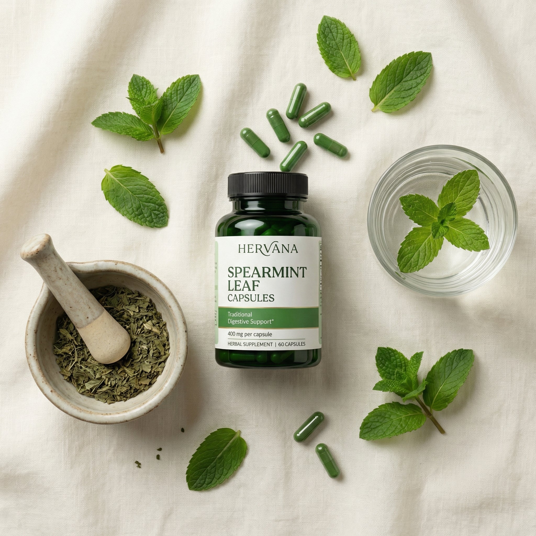 Spearmint Leaf 400mg Capsules